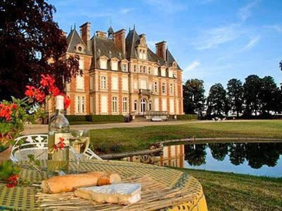 Charming Romantic Tower In Chateau Estate Ocquerre Ngoại thất bức ảnh